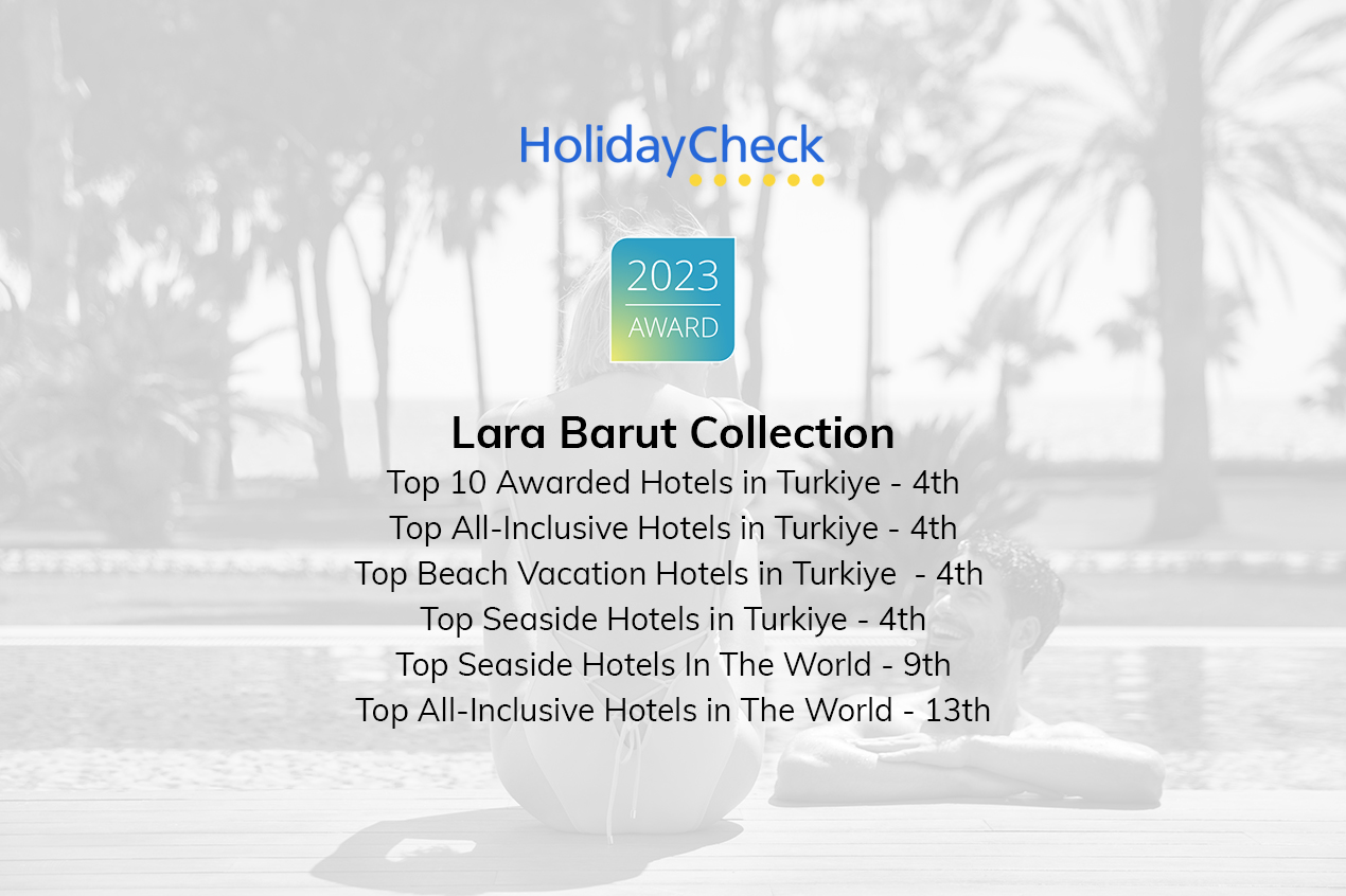 Lara Barut Collection ranks among top in Turkiye and the world.