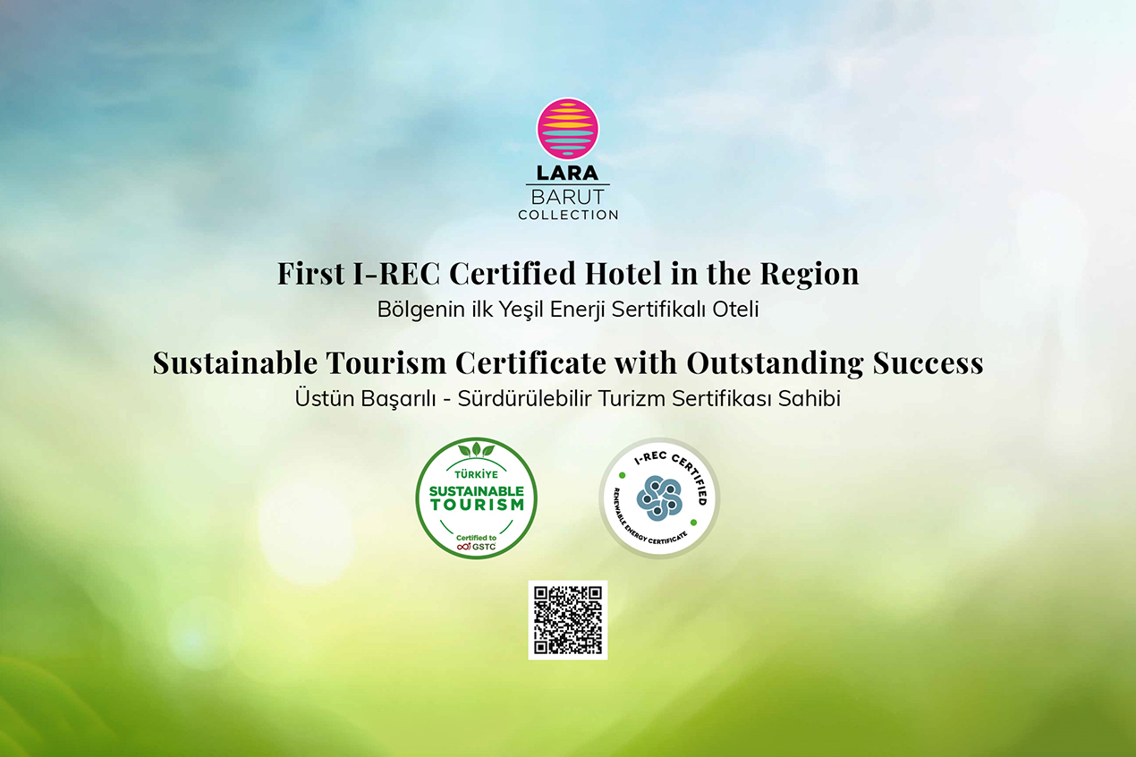 WE CARE ALL - SUSTAINABILITY PROJECT BY BARUT HOTELS