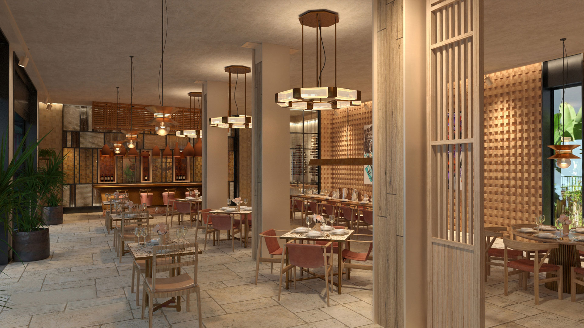 New fine-dining A’la Carte restaurant (grill) (CGI)*