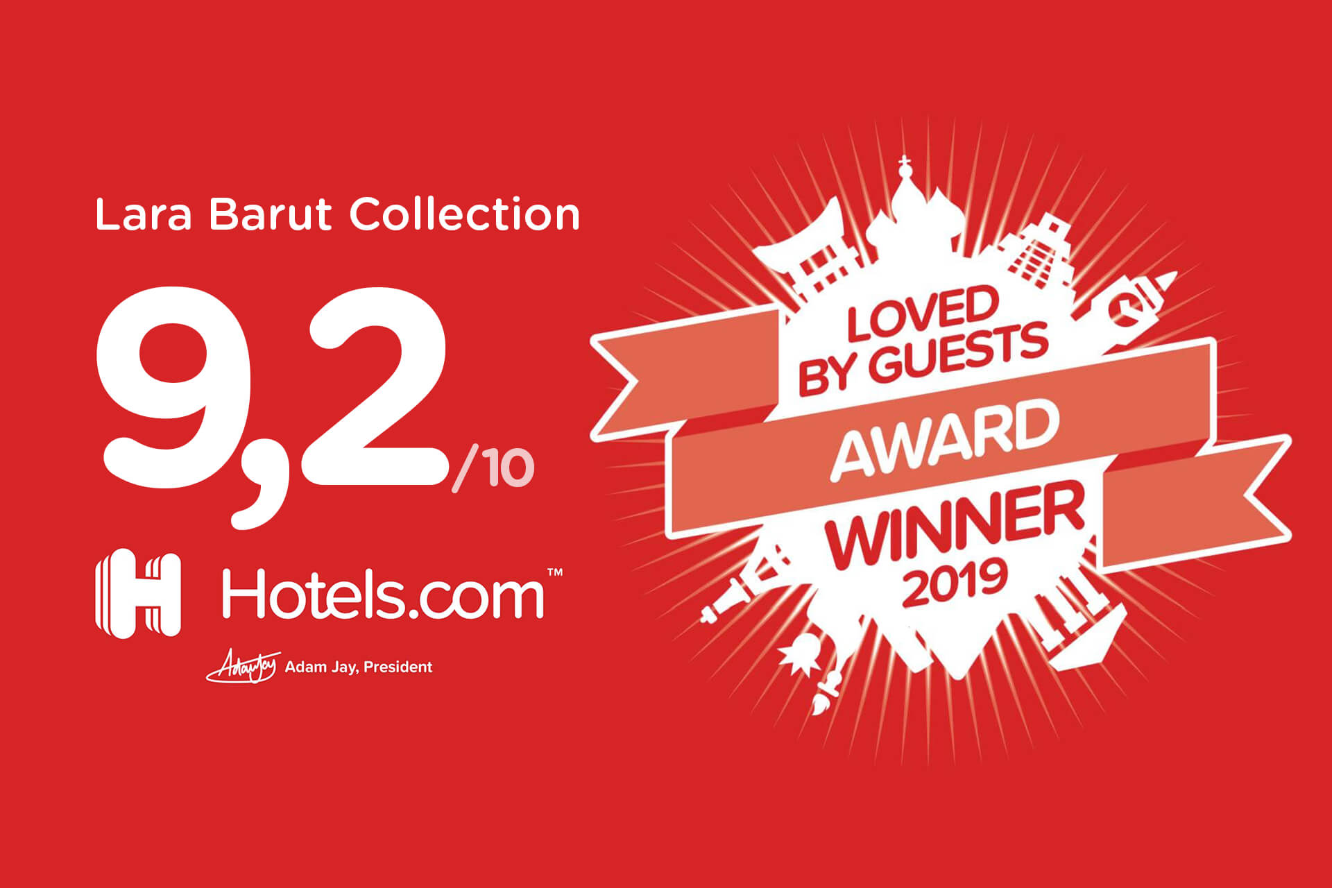 A Big Award to Lara Barut Collection by Hotels.com!
